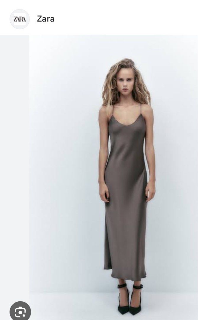 Zara silk long dress (Category: Evening dresses & gowns) located in San Juan City. Submitted by mdy11 (Listing ID 1354562665, Image 1). Description: .