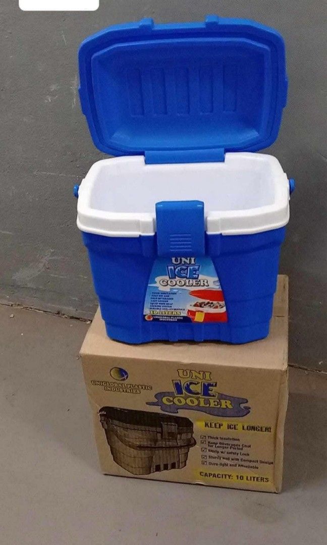 10 Liters Uni Ice Cooler (Category: Pitchers & Dispensers) located in Manila. Submitted by onlineshoppersph (Listing ID 1354774387, Image 1). Description: DISCOUNT FOR BULK/WHOLESALE ORDERS‼️ ✅100% Brand New ✅Good Quality Cash On Deliver - Metro Manila - Delivery Fee/Handling Fee shouldered by BUYERS - DF/HF depends on BUYERS Location Thank You.