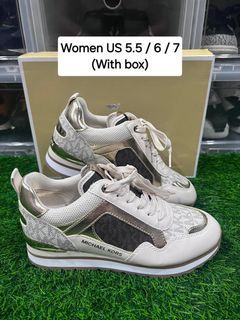 💯 Michael Kors MK Wilma Trainer Shoes 5.5 / 6 / 7