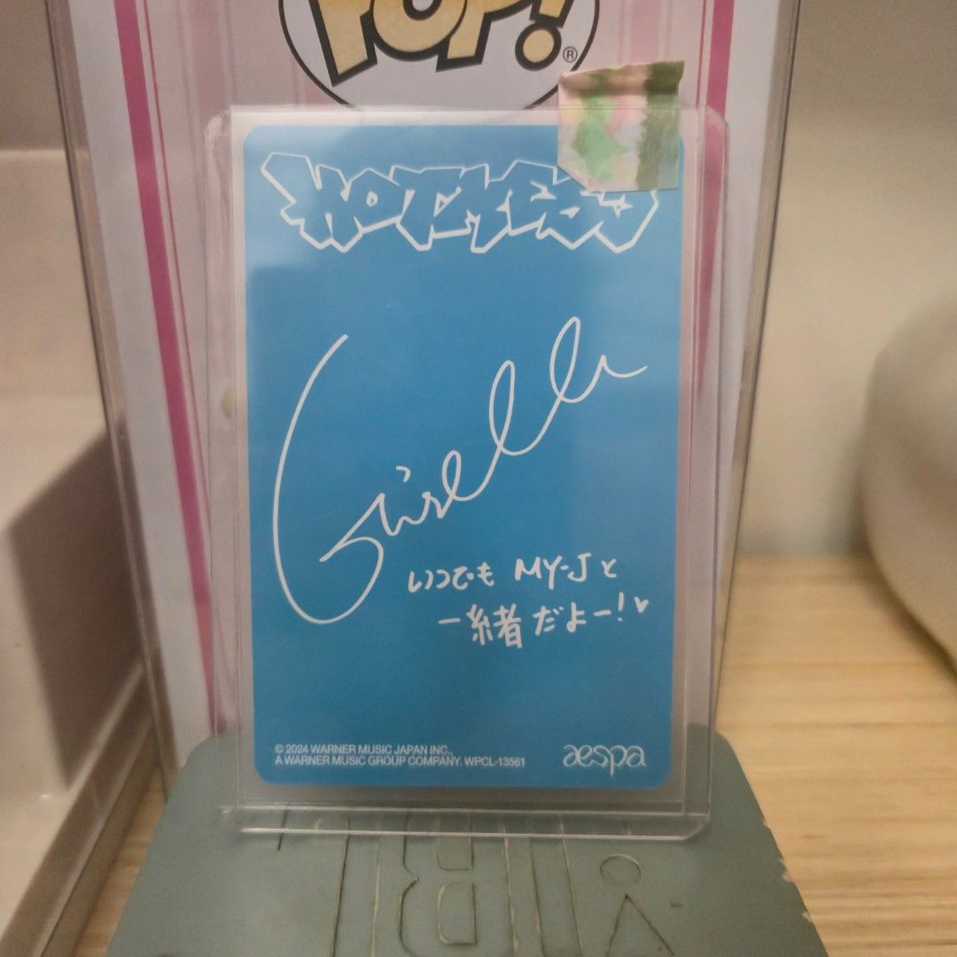 Aespa Giselle Photocard (Category: Raw Singles) located in Manila. Submitted by ysabishx (Listing ID 1354871022, Image 2). Description: mint condi no flaws -> x sensi pa rin stored lang never brought outside 650 hotmess 500 armageddon gcash/maya 📍 malate manila near sda benilde.