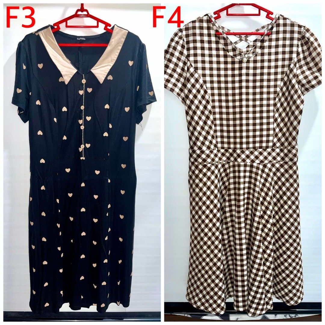 Affordable Pre-loved Dresses (Medium to Semi Large) v.2 (Category: Dresses) located in Santo Tomas. Submitted by knathrift (Listing ID 1354760436, Image 2). Description: •Affordable Dresses - 90 each [Size: Medium to Semi Large] Rfs: Decluttering Note: These are pre-loved but still in excellent condition! Perfect for events, church, and formal wear. Please manage your expectations. Mode of Payment: [GCash + Shipping Fee] Mode of Delivery: [J&T].