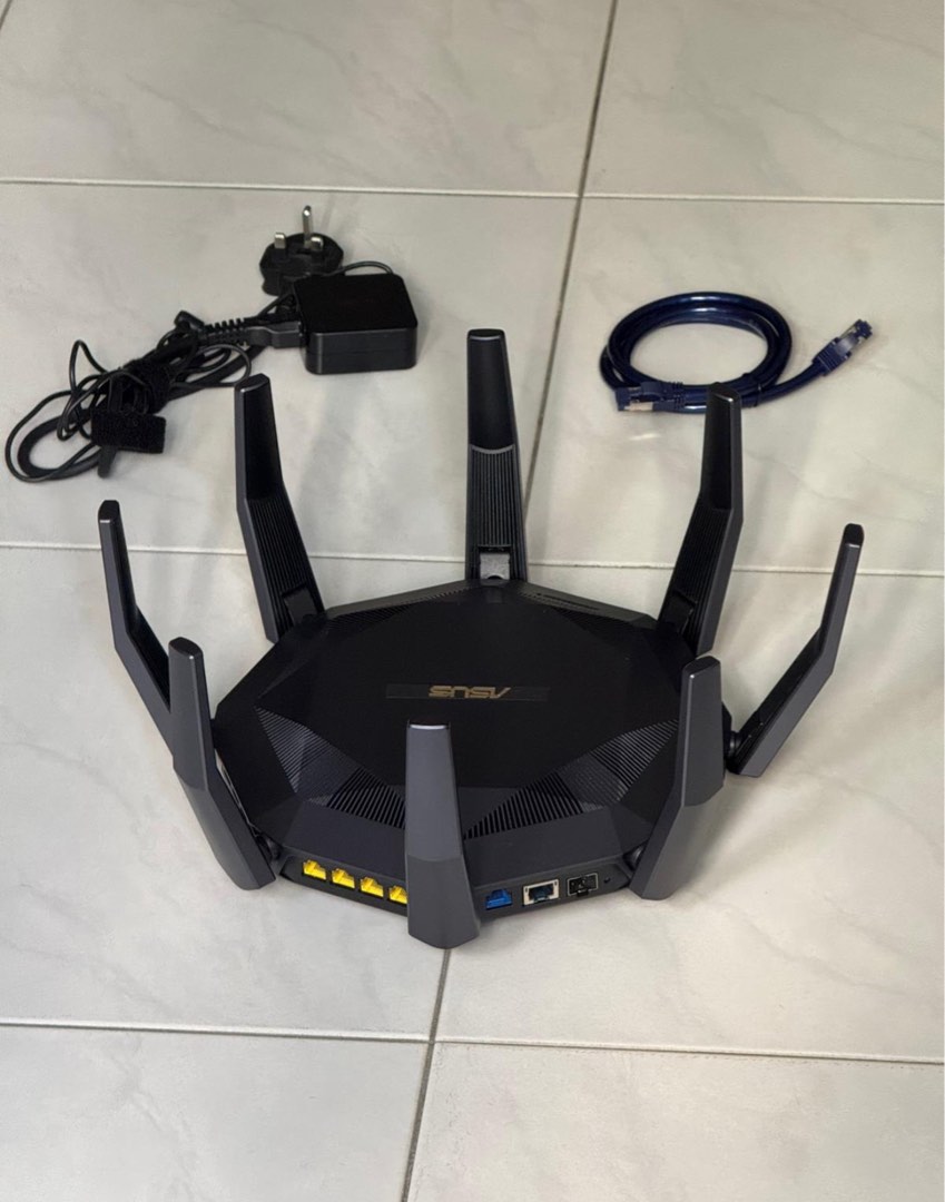 Asus Router RT-AX89X WiFi 6 RCP, Mobile Phones & Gadgets, Other Gadgets ...