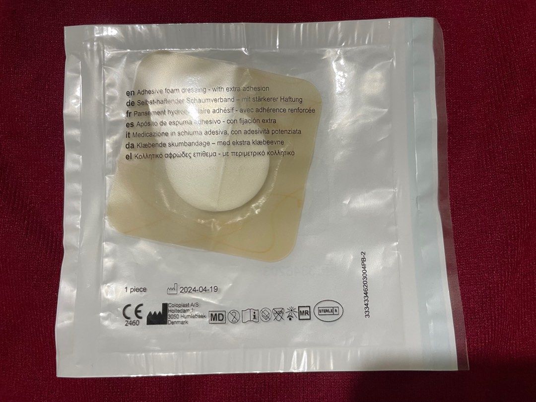 Biatain Adhesive 3x3in (Category: Medical Supplies & Tools) located in Quezon City. Submitted by phammy (Listing ID 1354818661, Image 2). Description: 11pcs available *Self-adherent foam dressing. Made with a highly absorbent, three-dimensional polymer pad. *Biatain Sacral is a self-adherent foam dressing. Made with a highly absorbent, three-dimensional polymer pad. *Made to shield and protect chronic, acute and exuding wounds in sacral area. *Co