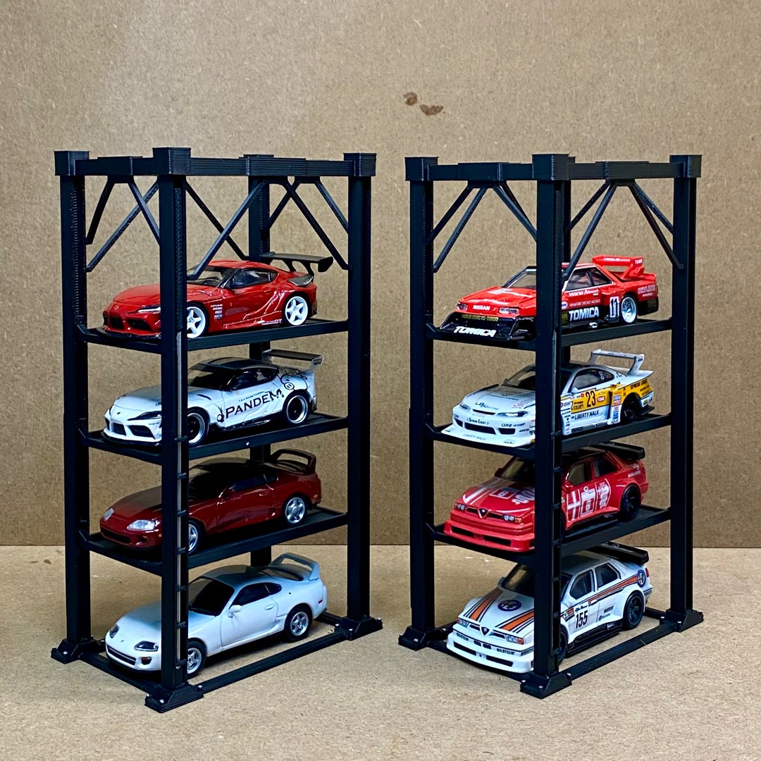 Auto Rack Toy Car Lift Rack for Hotwheels, Hobbies & Toys, Toys & Games on Carousell