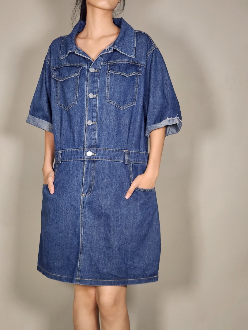 Sonny Denim Dress - Dark Blue