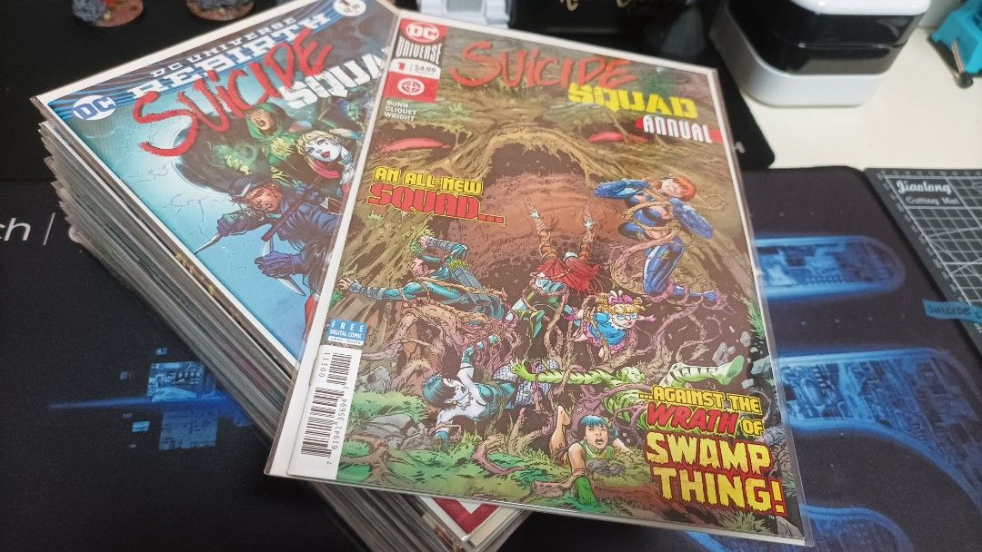 DC Rebirth Suicide Squad #1-50 plus Annual (Category: Comics & Manga) located in Manila. Submitted by mechaion (Listing ID 1354829526, Image 1). Description: For sale: Suicide Squad Rebirth #1-50 Suicide Squad Rebirth Annual #1 -4k Php -MOP: Gcash/BDO -Shipping: Lalamove/Grab -Location: Paranaque.
