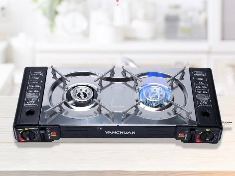 Double Butane Gas Stove (Category: Cookware & Accessories) located in Manila. Submitted by onlineshoppersph (Listing ID 1354840855, Image 2). Description: DISCOUNT FOR BULK/WHOLESALE ORDERS‼️ ✅100% Brand New ✅Good Quality Cash On Deliver - Metro Manila - Delivery Fee/Handling Fee shouldered by BUYERS - DF/HF depends on BUYERS Location Thank You.