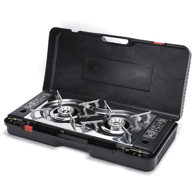 Double Butane Gas Stove (Category: Cookware & Accessories) located in Manila. Submitted by onlineshoppersph (Listing ID 1354840855, Image 1). Description: DISCOUNT FOR BULK/WHOLESALE ORDERS‼️ ✅100% Brand New ✅Good Quality Cash On Deliver - Metro Manila - Delivery Fee/Handling Fee shouldered by BUYERS - DF/HF depends on BUYERS Location Thank You.