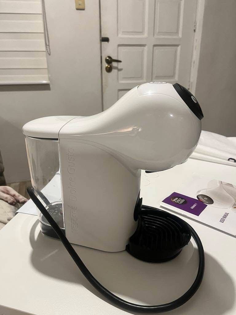 Dulce Gusto Nespresso Machine (Category: Coffee Machines & Makers) located in Antipolo. Submitted by arsonist_ (Listing ID 1354907418, Image 2). Description: Selling barely used espresso machine from S&R (original price ₱5,600+). Used for only 3 months, still in excellent condition. ✅ No need for pods – comes with a brand-new adapter for regular coffee grounds ✅ Fast & easy espresso – less cleanup vs. pour-over method ✅ Compact & cute – perfect f