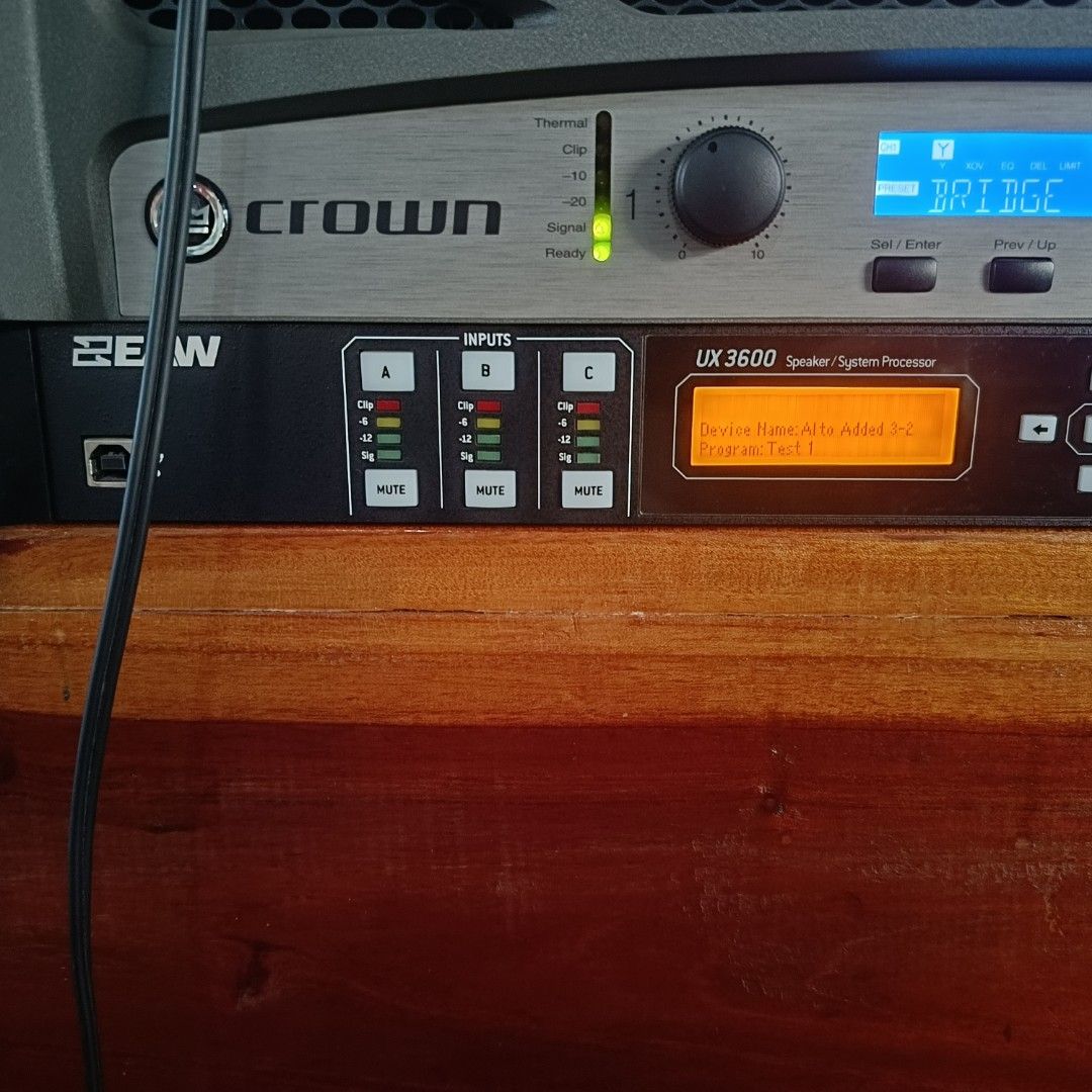 EAW UX3600 Digital Signal Processor (Category: Soundbars, Speakers & Amplifiers) located in Calasiao. Submitted by anthonypeter (Listing ID 1354805904, Image 2). Description: EAW digital signal processor. UX3600 search Google for description. 3 input 6 output Anyone who searched EAW knows the quality. call 0950 068 9353.