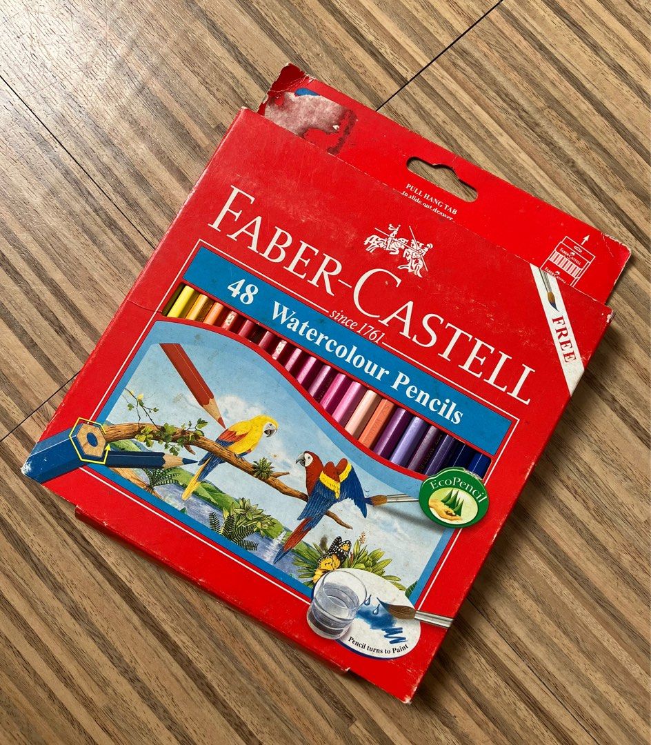 Faber-Castell 48 Watercolor Pencils (Category: Craft Supplies & Tools) located in Cavite. Submitted by joantukin (Listing ID 1354805133, Image 1). Description: 🏷️ Brand: Faber-Castell 📝 Condition: • Well used • 48 watercolor pencils + 1 brush 💳 Payment Options: GCash or BPI 🤝 Deal Methods: Delivery 📦 Delivery Options (shipping fee to be shouldered by buyer): J&T, Lalamove, or LBC.