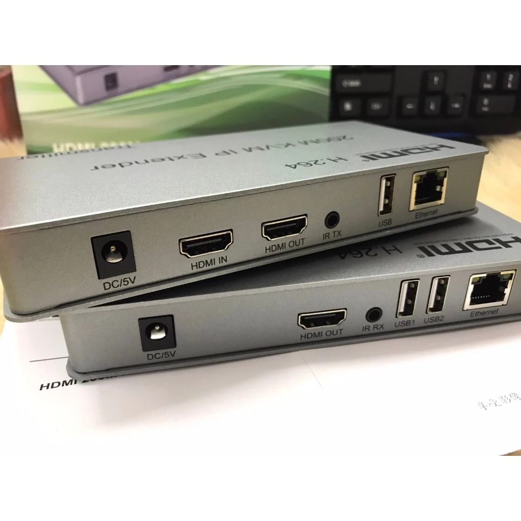 HDMI KVM Extender 200m (Category: Networking) located in Manila. Submitted by sdfsolutions (Listing ID 1354889093, Image 3). Description: HDMI 120M / 200M Extender over IP is based on TCP/IP standard. It transmits your HD display with the high resolution up to 200 meters away from your DVD or computer source by using one CAT5e/6 cable. At the same time, it’s convenient to transmit HDMI audio and video source by point-to-point mode, one point-to-m