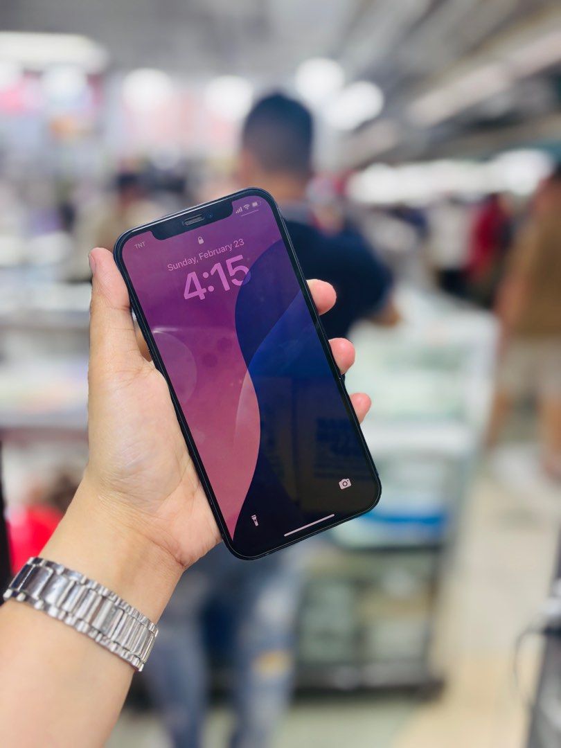Iphone 12 64GB 90bh Smartlocked no issues NTC APPROVED (Category: iPhone 12 Series) located in San Juan City. Submitted by najihahtelecomshop2018 (Listing ID 1354877577, Image 3). Description: Legit Store | Original unit FOR SALE | TRADE / SWAP ▫️INSTALLMENT thru: 🔸Credit Card (straight / installment) 🔸Ggives / Gcredit + 6% interest 🔸Spay Later + 6% interest (RFS: Buy and Sell any kinds of Gadgets) Description: iPhone 12 64GB( other GB are als
