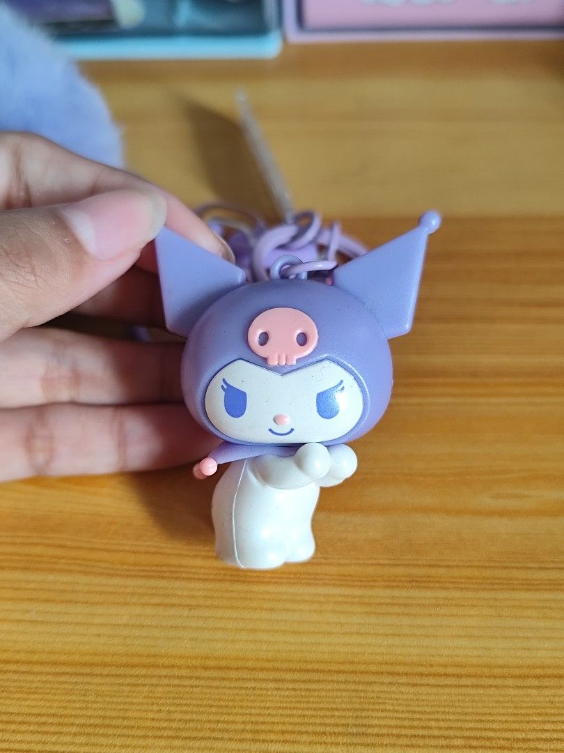 Kuromi 2023 Official Keychain (Category: Character Goods) located in Taguig. Submitted by cinnamoncloud (Listing ID 1354758923, Image 2). Description: SANRIO Kuromi 2023 Official Keychain -brandnew -comes with Skull acrylic and Pompom -Kuromi has a glossy texture -RFS: decluttering/need space.