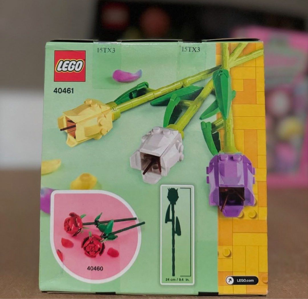 LEGO Botanical Take all (Category: Lego & Building Sets) located in Mabalacat. Submitted by ma.savedbygrace (Listing ID 1354855659, Image 2). Description: ✅LEGO Botanical Succulents ✅ LEGO 40460 Roses Set ✅LEGO 40461 Tulips Set Brand new but the boxes are a little yupi due to storage. ❗️TAKE ALL ❗️.