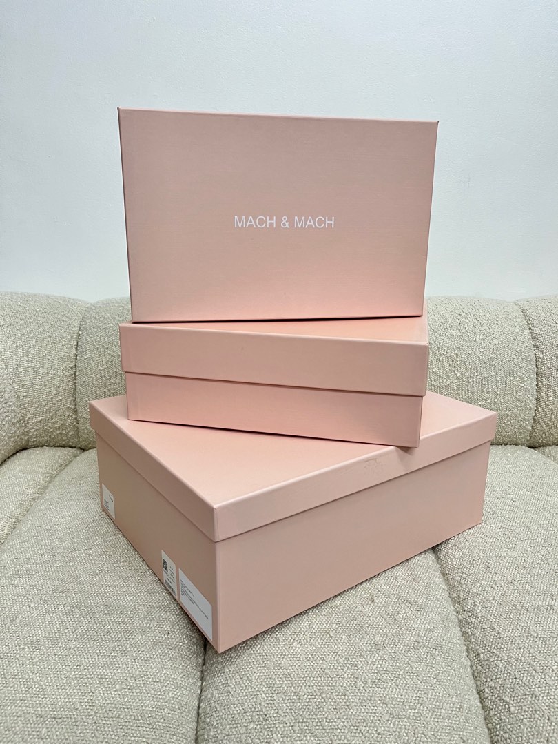 MACH & MACH Shoe box only, Luxury, Sneakers & Footwear on Carousell