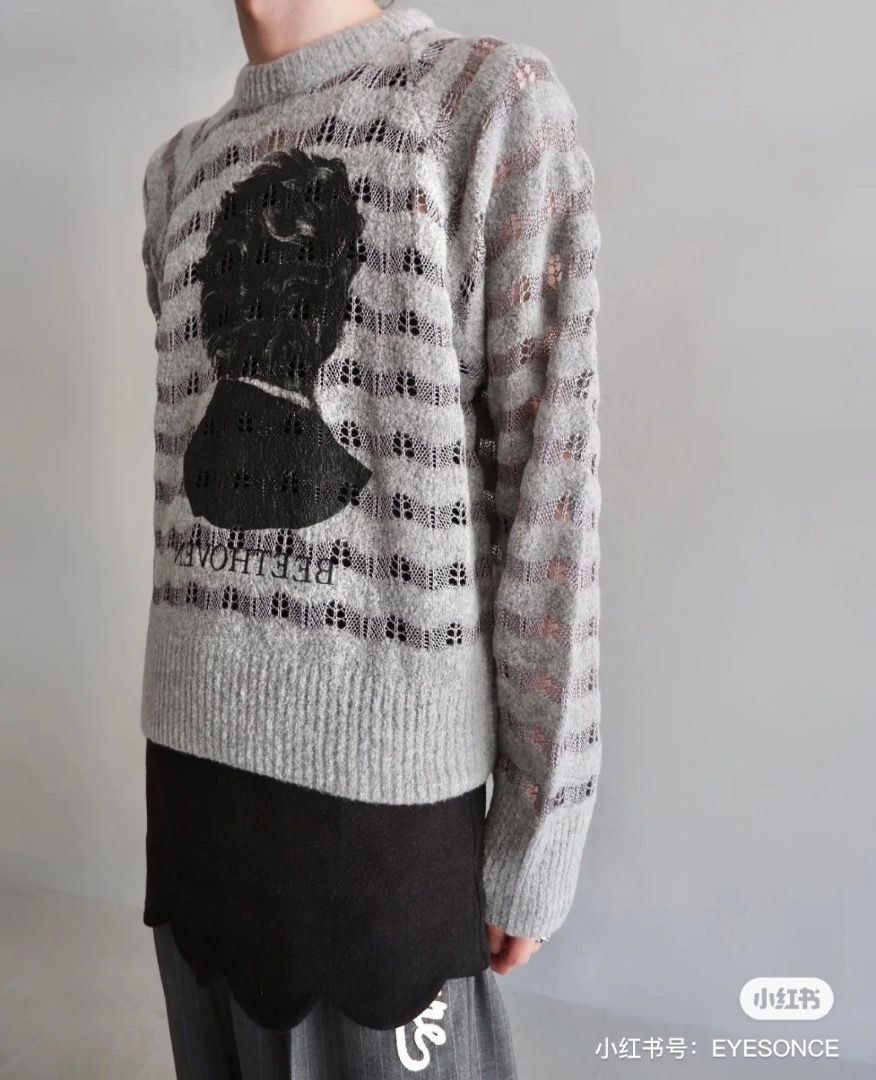 masu 22aw REVERSE BEETHOVEN SWEATER 46 MASU 22AW REVERSE masu 22aw REVERSE BEETHOVEN SWEATER 46 MASU 22AW REVERSE