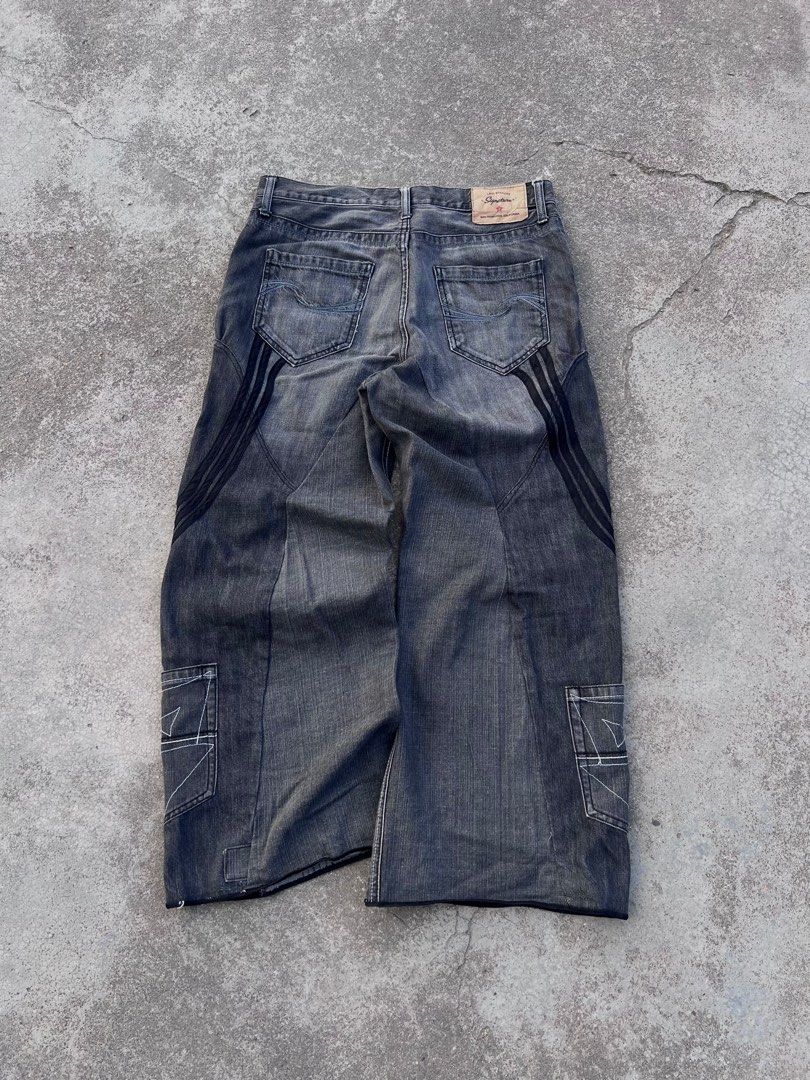 MITSUSEN DENIM : CUSTOM REWORK JEANS BY SEPTEMBER WORKS | WIDE LEG ...