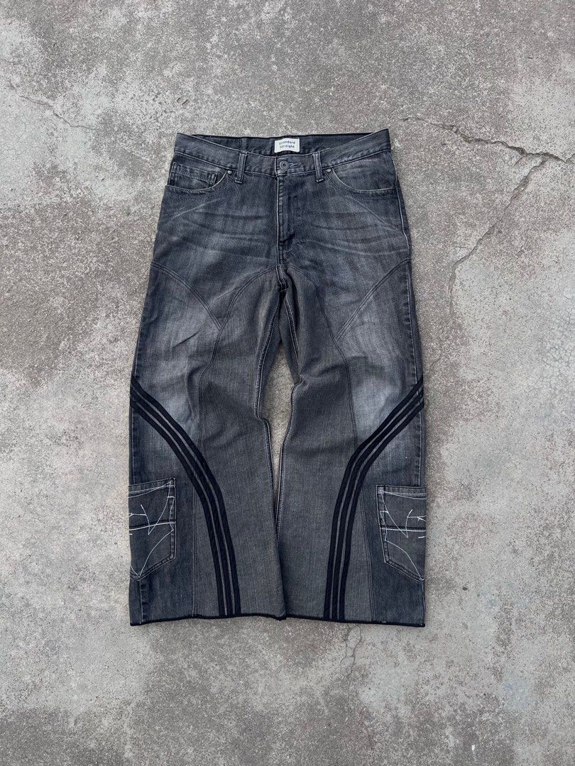 MITSUSEN DENIM : CUSTOM REWORK JEANS BY SEPTEMBER WORKS | WIDE LEG ...