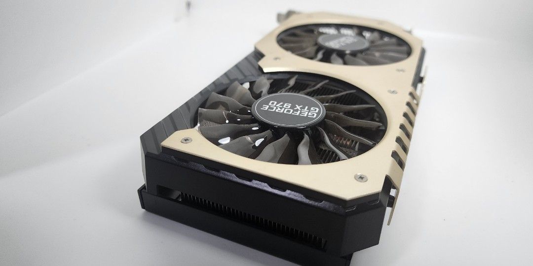 Nvidia 4gb graphics card (Category: Computer Parts) located in Binan City. Submitted by arki.tech (Listing ID 1354895664, Image 1). Description: Nvidia Palit GTX 970 Jetstream 4gb.