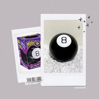 Original Magic 8 Ball Mattel Retro Toy Display