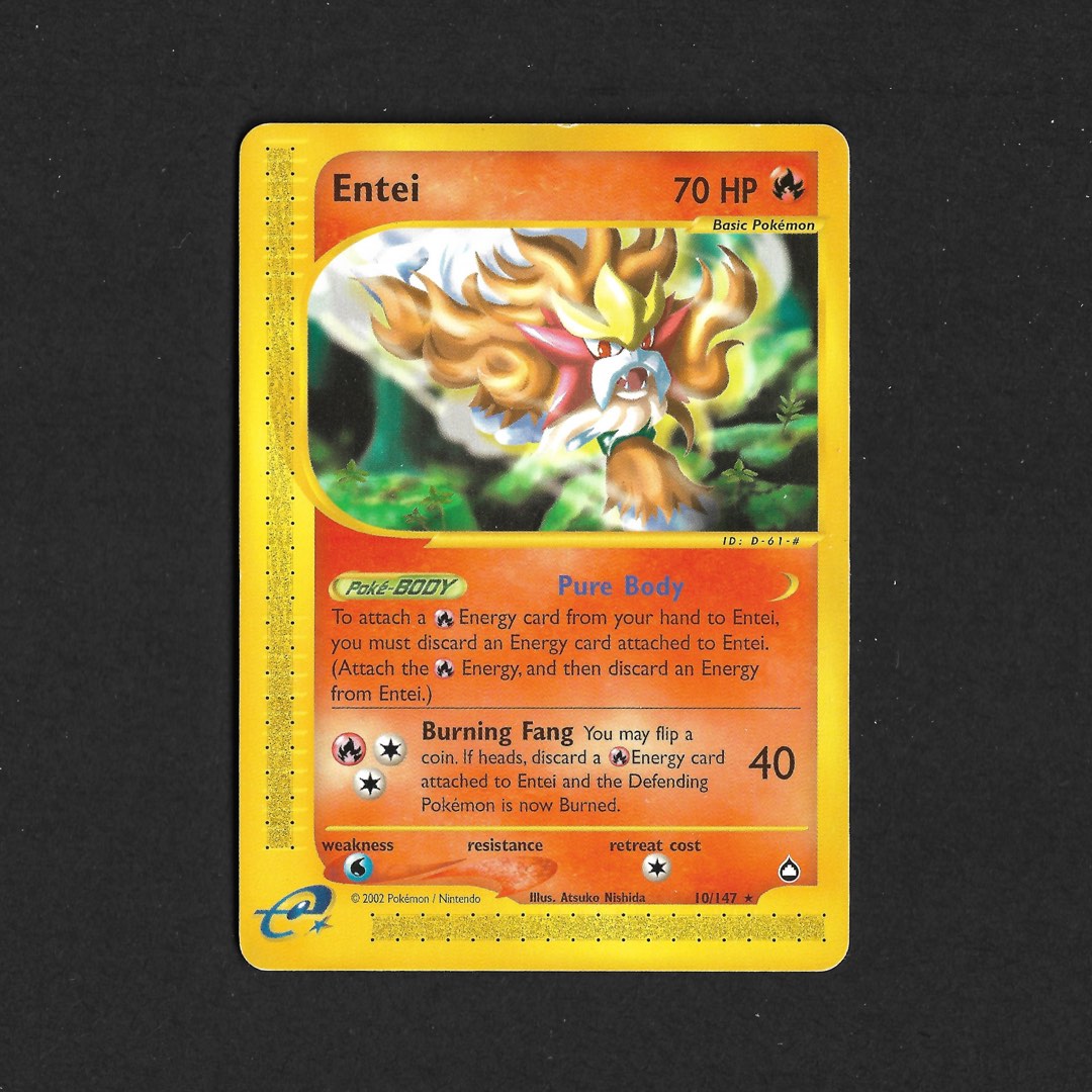PTCG Pokemon Trading Card Game Entei (10/147), 興趣及遊戲, 玩具 & 遊戲類 - Carousell