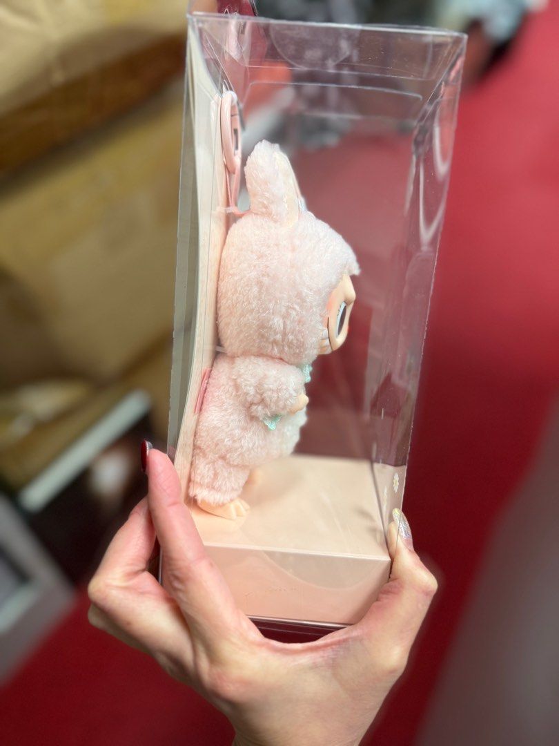 Popmart ～ Labubu Mokoko ～粉紅標樣甜～可面交～港鐵站葵芳至