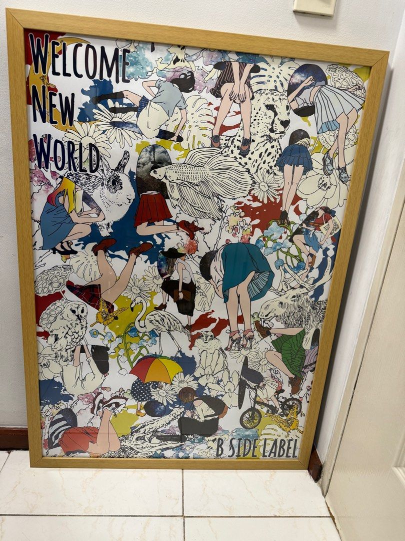 Poster with frame wood (Category: Wall Decor) located in Makati City. Submitted by fardis (Listing ID 1354892244, Image 1). Description: Original Poster from japan Frame it here Measurements 89x64 cm Doesn't suit in my space .