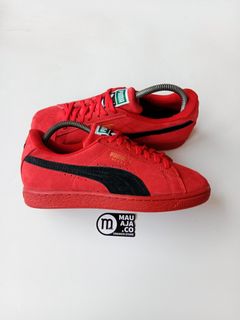 Sepatu Puma Suede Red Splatter Puma Red Dijual Sepatu Carousell