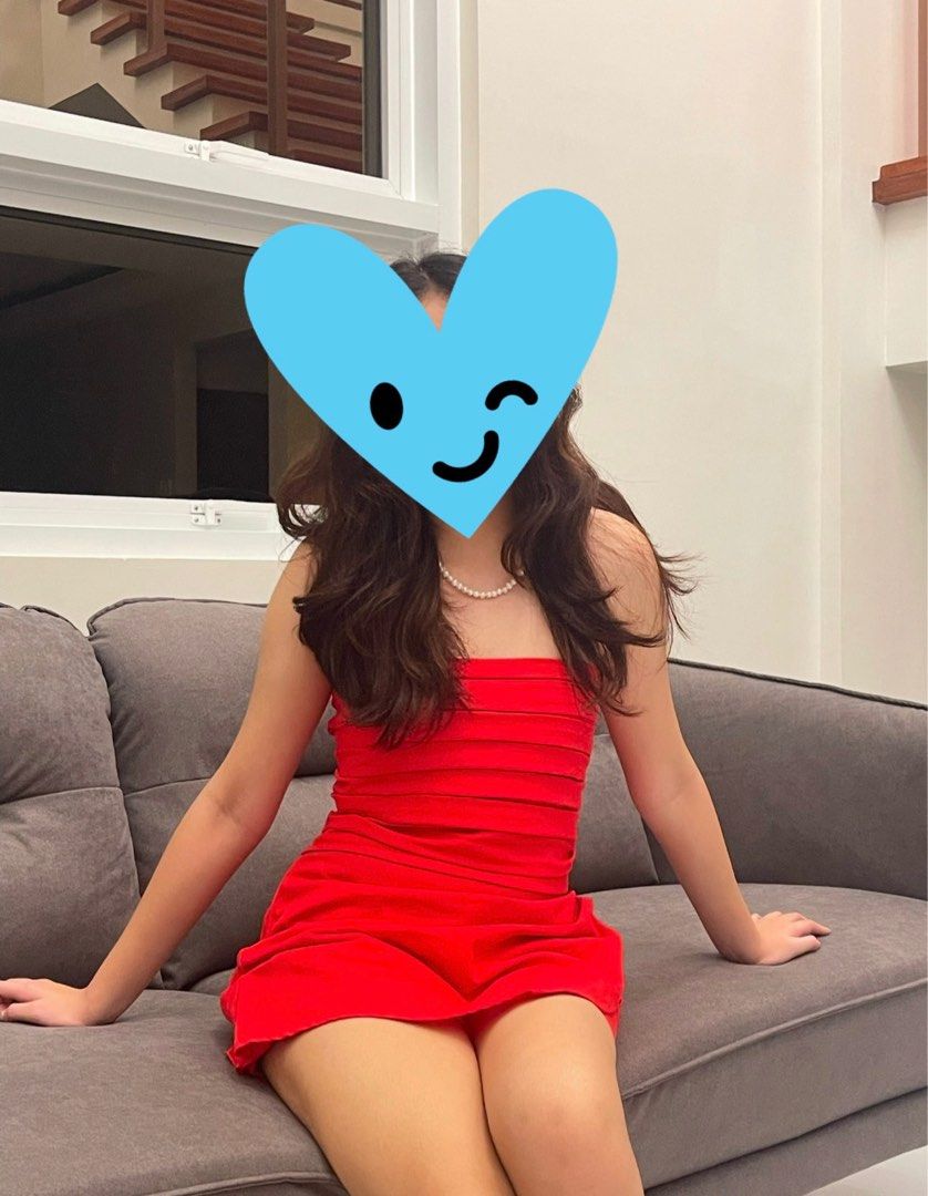 Out and About Red Pleated Top and Red Skort Set Summer Coordinates (Category: Dresses) located in Manila. Submitted by lovedbyblanche (Listing ID 1354802491, Image 3). Description: • Only used once for NYE pictures • No Flaws •Last Price posted:).