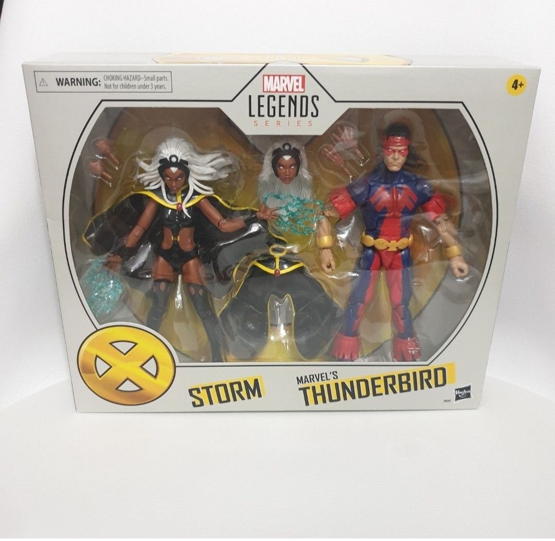 STORM AND THUNDERBIRD X-Men Marvel Legends 2 Pack (Category: Figurines & Statues) located in Quezon City. Submitted by jasperstoyvault (Listing ID 1354900184, Image 1). Description: New and sealed. Bought and shipped from US. Box not guaranteed mint. Request photo if necessary. For pick up only via Lalamove or Grab Express. Novaliches QC area. BDO BPI GCash payment..