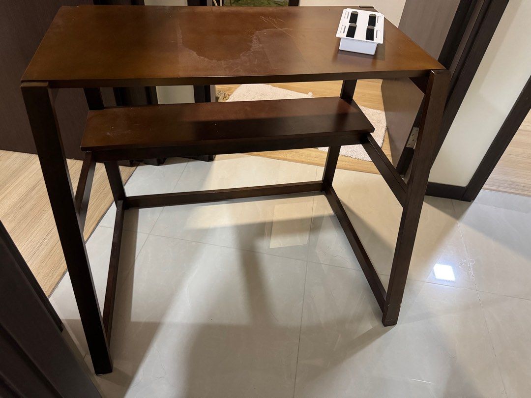 Study Table (Category: Tables & Sets) located in Singapore. Submitted by msmiss (Listing ID 1354722797, Image 1). Description: All wood study table, durable and can be transport with normal vehicle. No need for movers, refer to the dimensions in the last few photos .