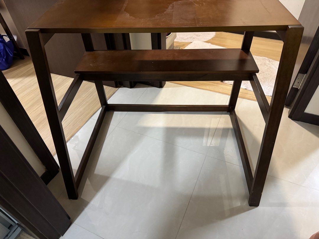 Study Table (Category: Tables & Sets) located in Singapore. Submitted by msmiss (Listing ID 1354722797, Image 2). Description: All wood study table, durable and can be transport with normal vehicle. No need for movers, refer to the dimensions in the last few photos .