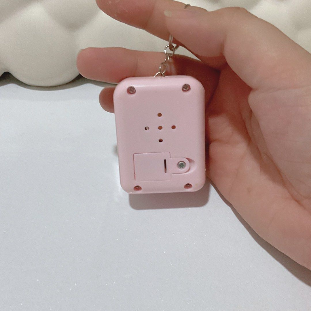 [Trinkets] Mini Pink Arcade Keychain (Playable) (Category: Character Goods) located in Caloocan City. Submitted by meigiselle (Listing ID 1354844153, Image 3). Description: - will buy batteries - with games and working buttons - can change the ring into a ball chain upon request .