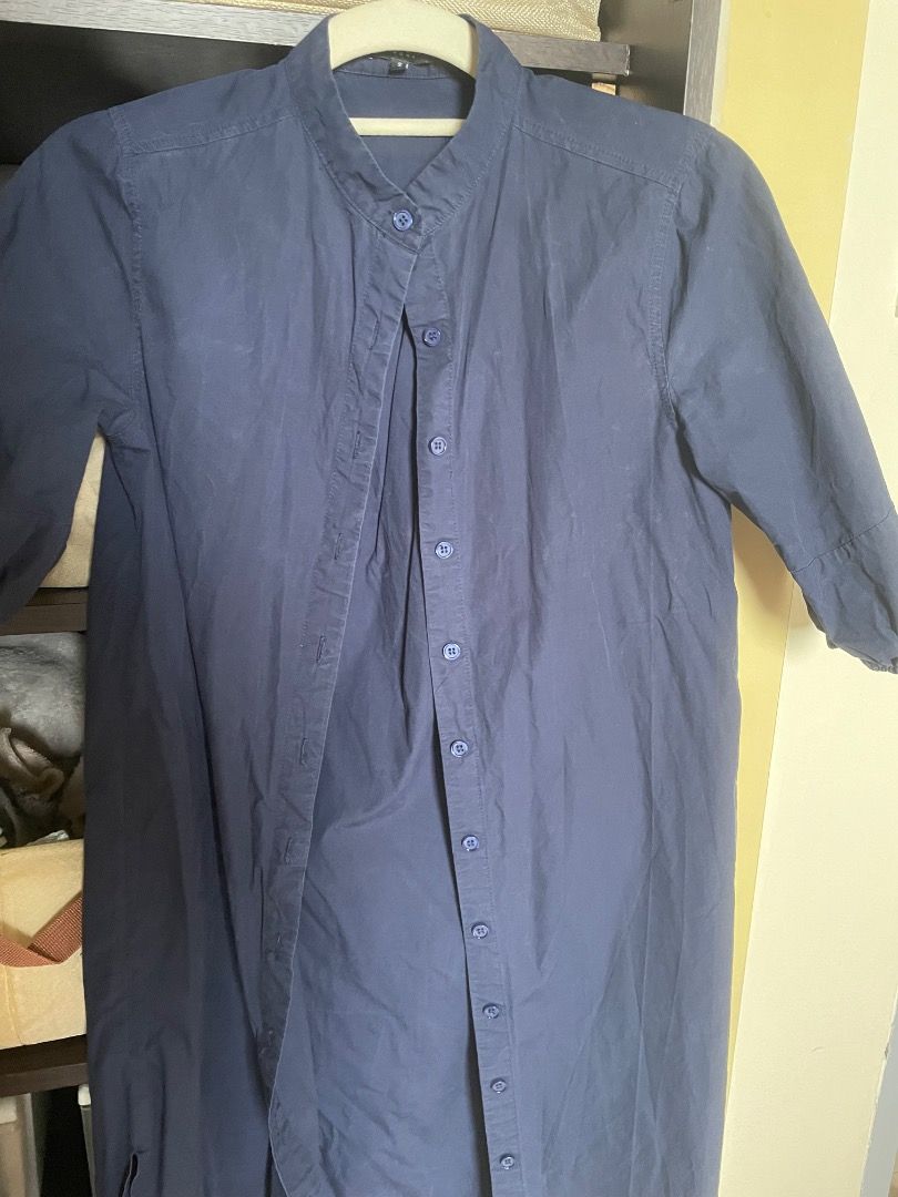 Zalora Work Dress Navy Blue (Category: Dresses) located in Mandaluyong City. Submitted by wisercolder (Listing ID 1354774699, Image 1). Description: With slight fading Navy blue Knee-length For work casual.