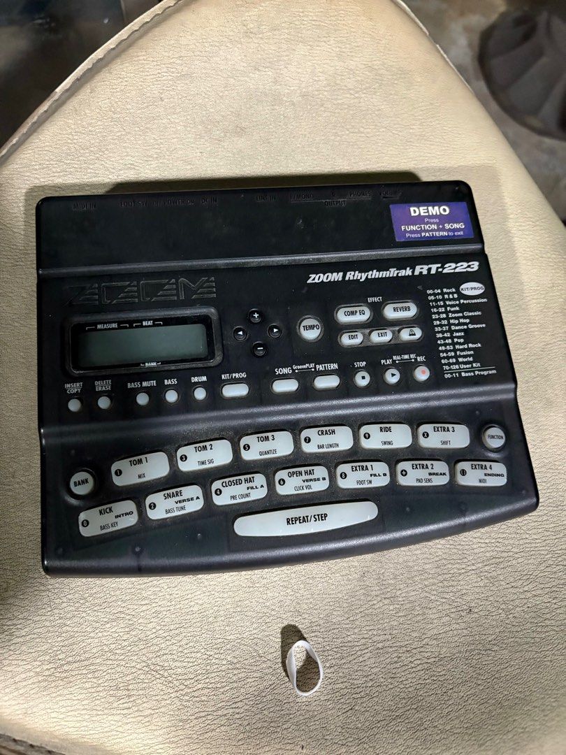 Zoom RT-223 Drum Machine (Category: Musical Instruments) located in Quezon City. Submitted by jshniverba314459 (Listing ID 1354863707, Image 1). Description: Selling my Zoom RT-223 Drum Machine For only 4500 will include power supply Meetup Only, at my place Sampaloc Manila or SM San Lazaro or Lalamove Depending on Location Price still negotiable for sure buyers Message if Interested .