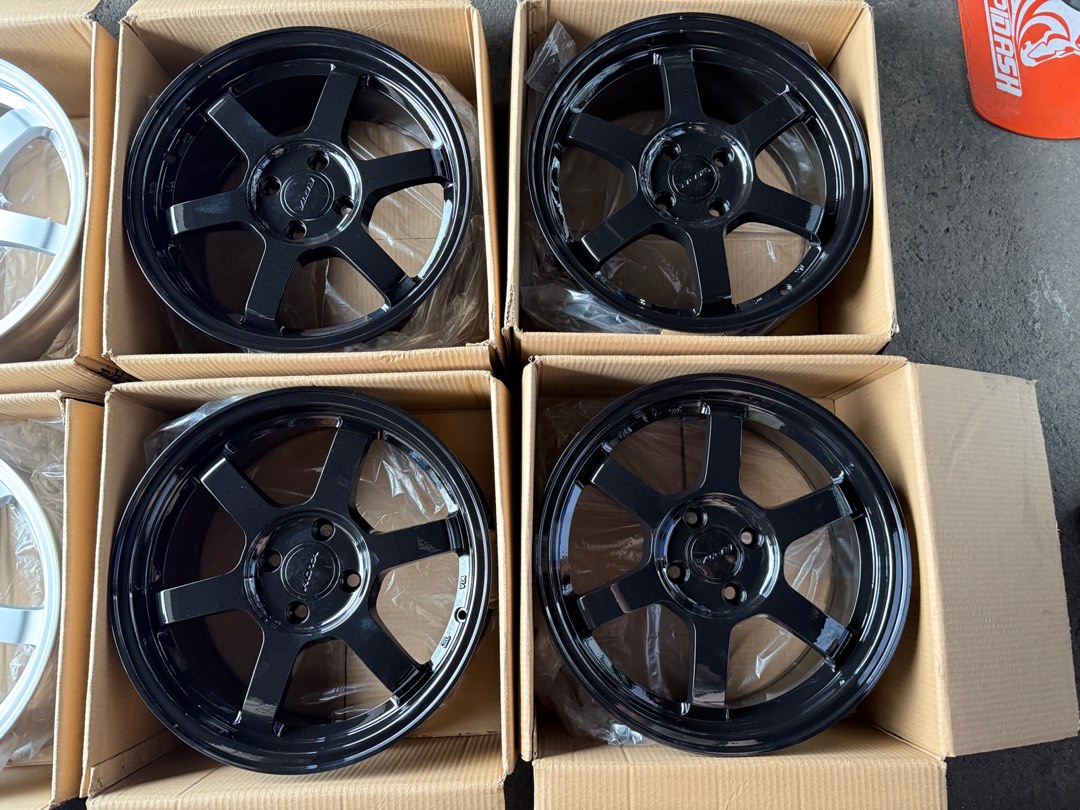 16 Rota Grid 16” Rota Grid Yamaha Black 4Holes pcd 100 Brandnew, Car Parts ...
