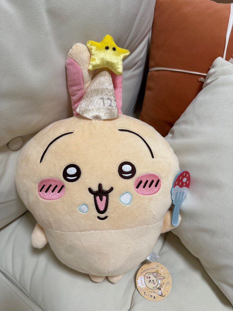 生日兔 usagi 日本景品 Chiikawa 小可愛 兔兔 飛鼠 栗子頭 公仔, 興趣及遊戲, 玩具 & 遊戲類 - Carousell