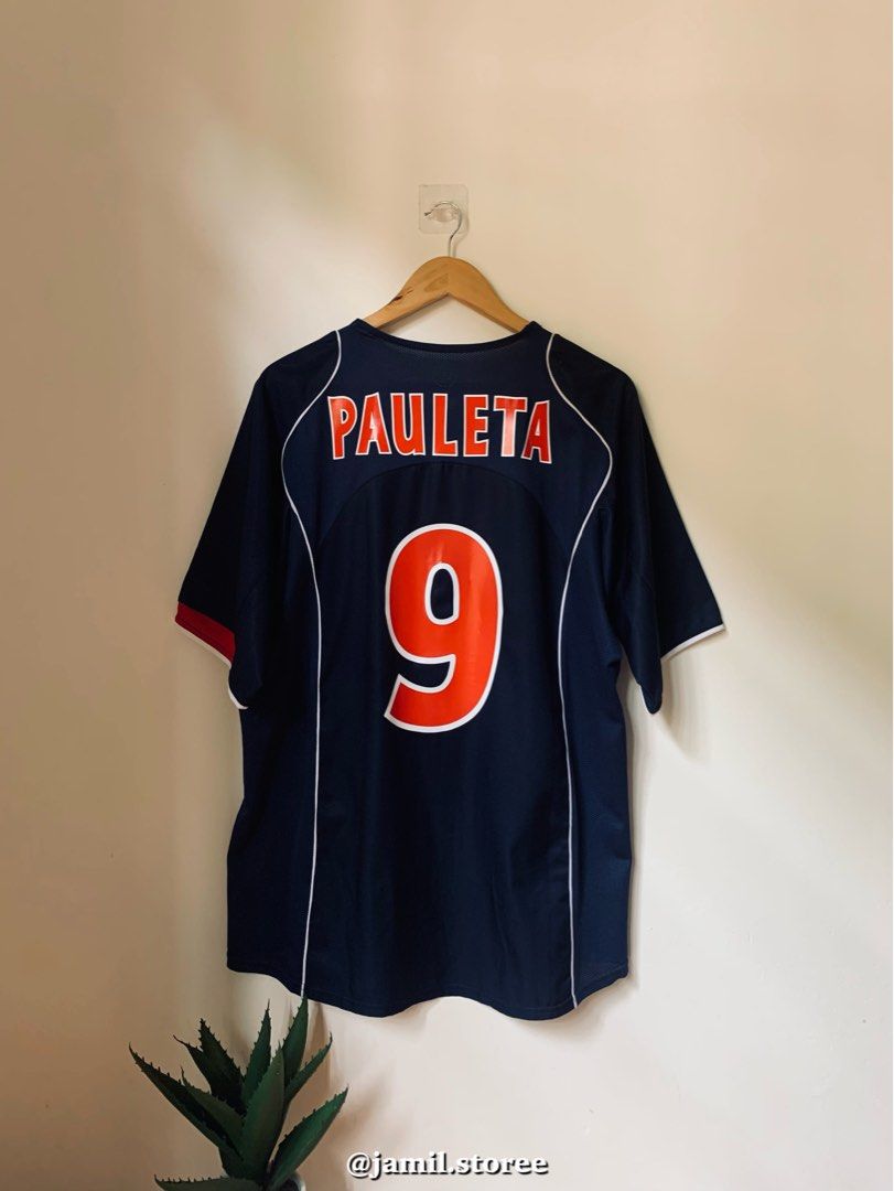 Maillot Paris Saint-Germain Extérieur Vintage 2004-2005 – N°9 Pauleta, Taille XXL, Nike, Très Bon état