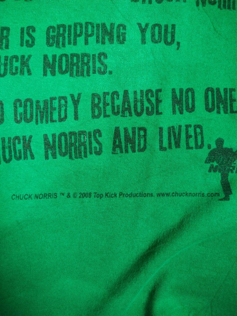 Chuck Norris (Category: Tshirts & Polo Shirts ) located in Iloilo. Submitted by random_staff (Listing ID 1355070709, Image 3). Description: 2008 Chuck Norris W 22 L 30.