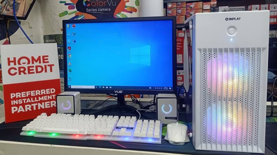 COMPUTER PACKAGE SET (Category: Desktops) located in Manila. Submitted by myles29 (Listing ID 1354968552, Image 2). Description: COMPUTER SET PROMO‼️ Amd A8 7680 Radeon R7 @ 3.50Ghz 8GB Memory 128gb SSD INPLAY CASE(black&white) w/750w Power Supply 2x RGB FAN 19”Led Monitor Windows10 🆓Rgb Keyboard & Mouse 🆓Mousepad 📍CPU: Php 7,380 📍SET:Php 10,260 _____________________________________________ Amd A6 7480 Radeon R7 @ 3.80Ghz 8GB Memory 128gb SSD