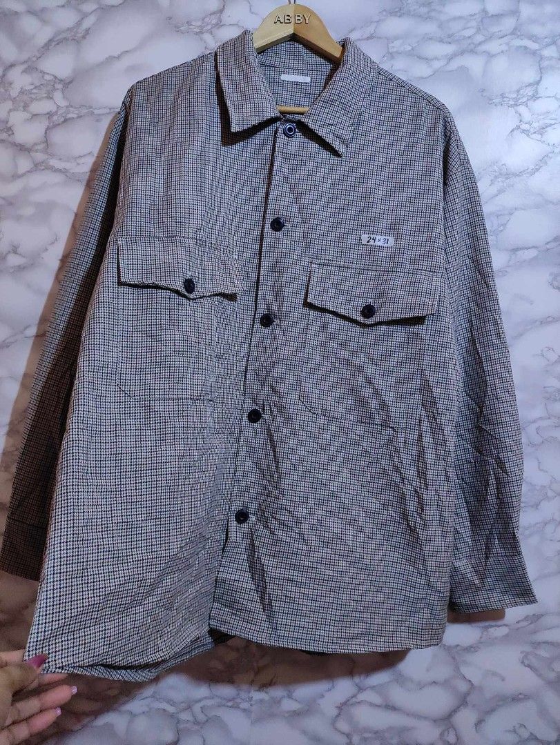 GU by Uniqlo Over shirt (Category: Formal Shirts) located in Bulacan. Submitted by 2nd_base (Listing ID 1354982464, Image 1). Description: Width: 24 Length: 31 XL on tag Excellent condition No issue.