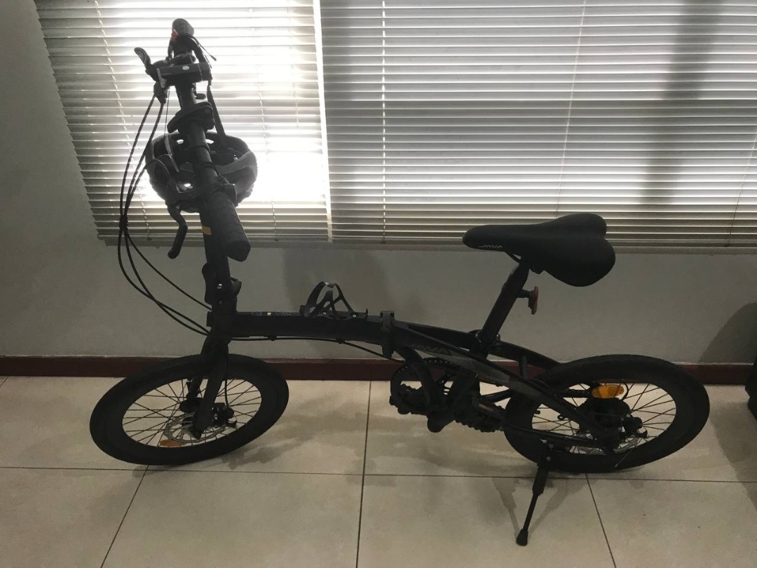 JAVA Zelo 20" Mechanical Disc Brake Folding Bike, Sports Equipment ...