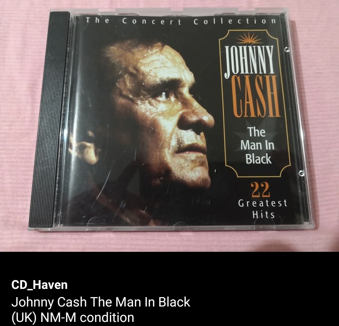 Johnny Cash The Man In Black CD (unsealed), Hobbies & Toys, Music ...