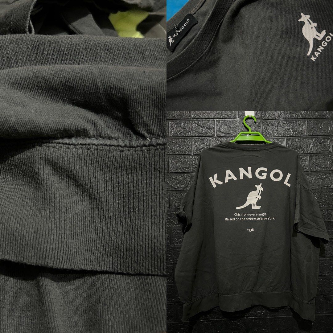 Kangol Oversized Shirt (Category: Tshirts & Polo Shirts ) located in Urdaneta. Submitted by randomjess00 (Listing ID 1355043697, Image 2). Description: Kangol Oversized Shirt Size 3XL on Tag Length is 25.5” Width is 28”.