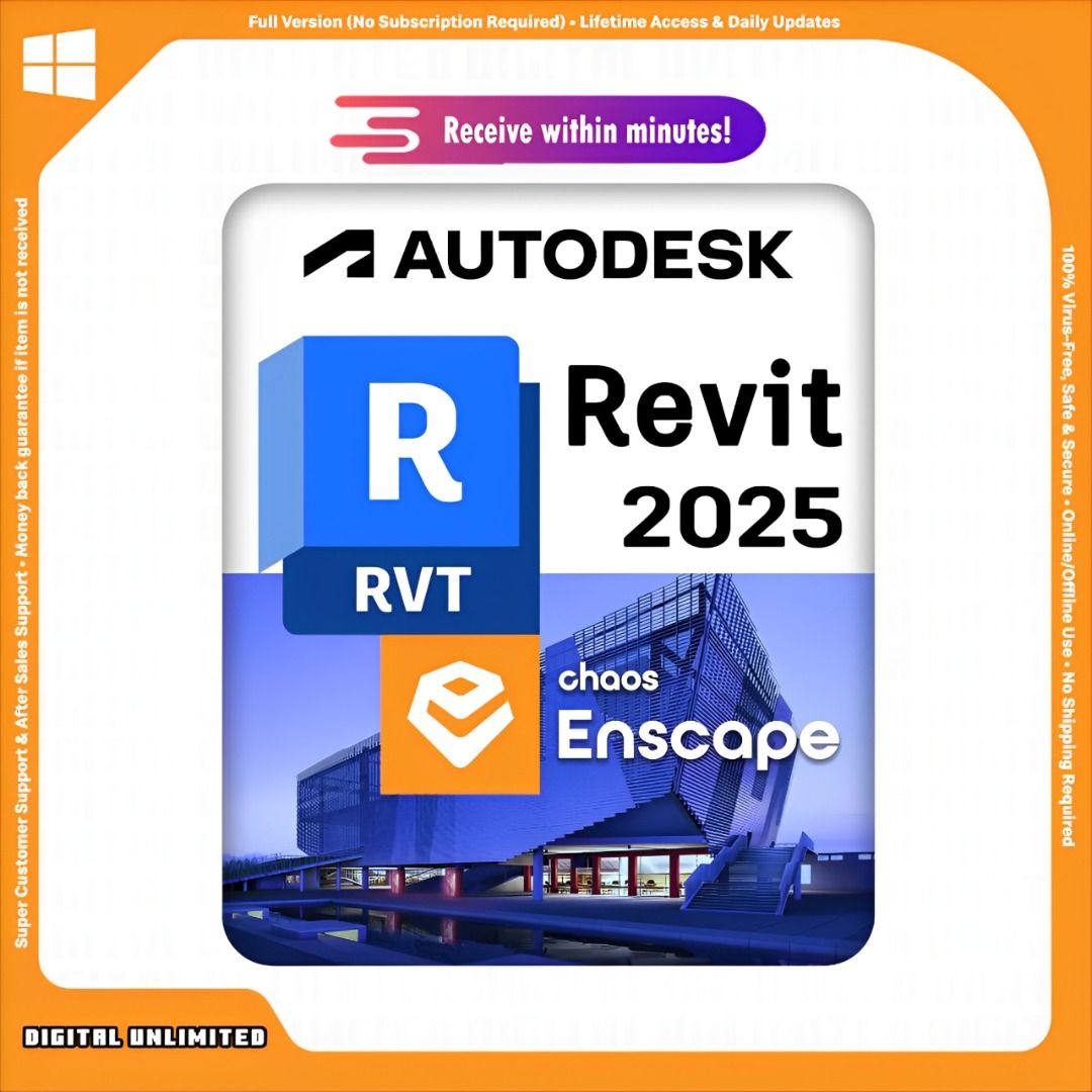 [Lifetime] Autodesk Revit 2025 • Chaos Enscape 4.3 Latest for Windows ...