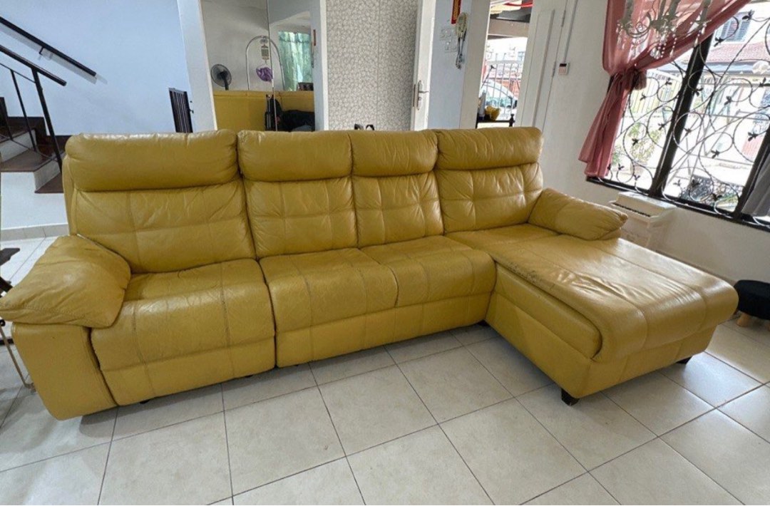 Lorenzo L Shape Recliner Sofas, Furniture & Home Living, Furniture