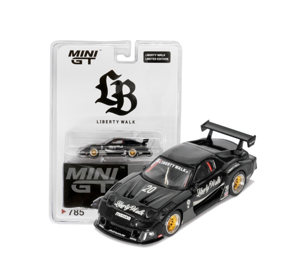 Mini GT LBWK Card Black RX-7, Hobbies & Toys, Toys & Games on Carousell