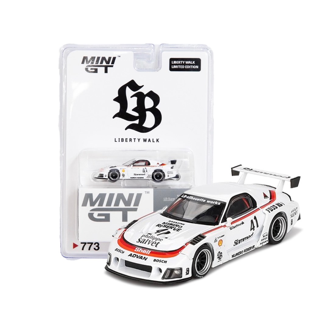 Mini GT LBWK Card White RX-7, Hobbies & Toys, Toys & Games on Carousell