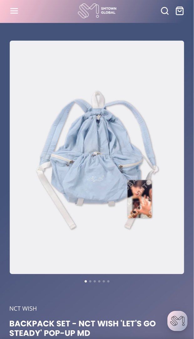 NCT WISH BACKPACK SET - Steady 【公式通販】